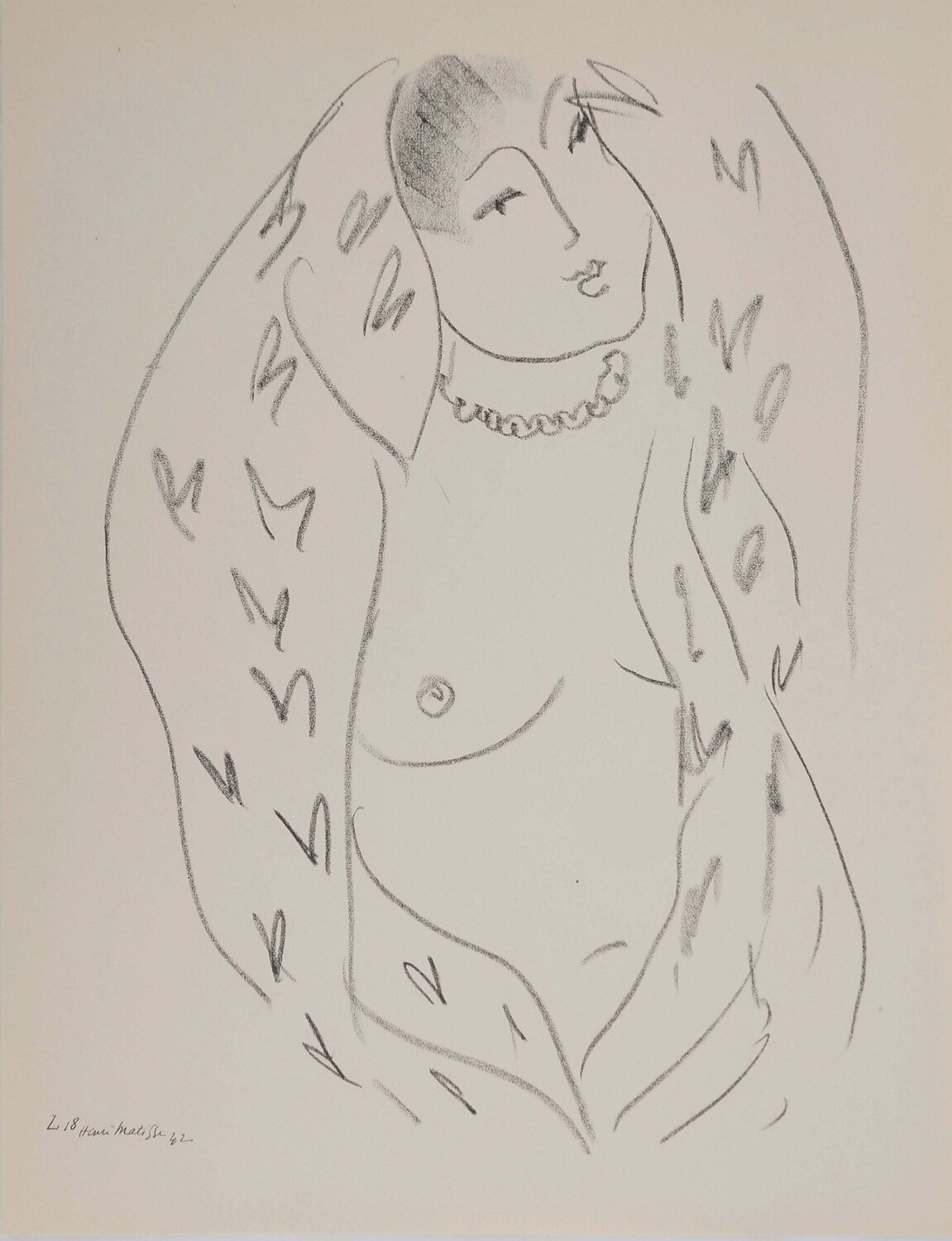 Nu aux perles Henri Matisse Druck zu verkaufen