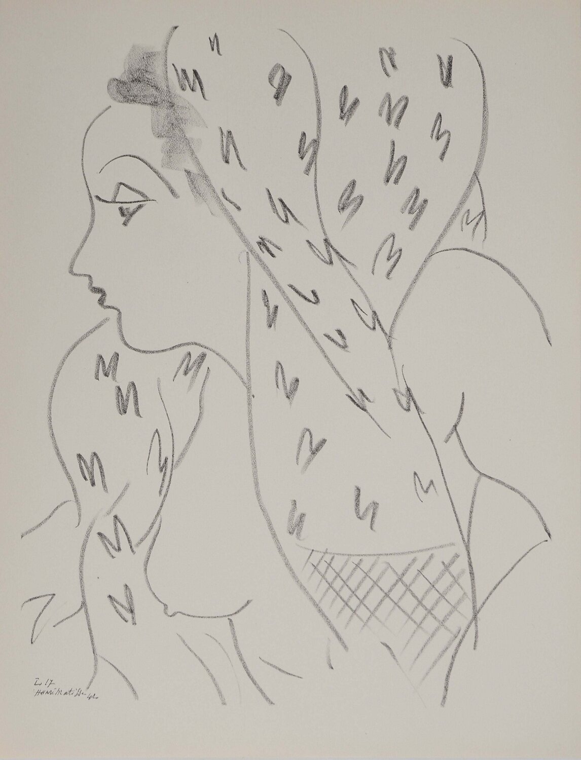 Nu de profil Henri Matisse Édition à vendre