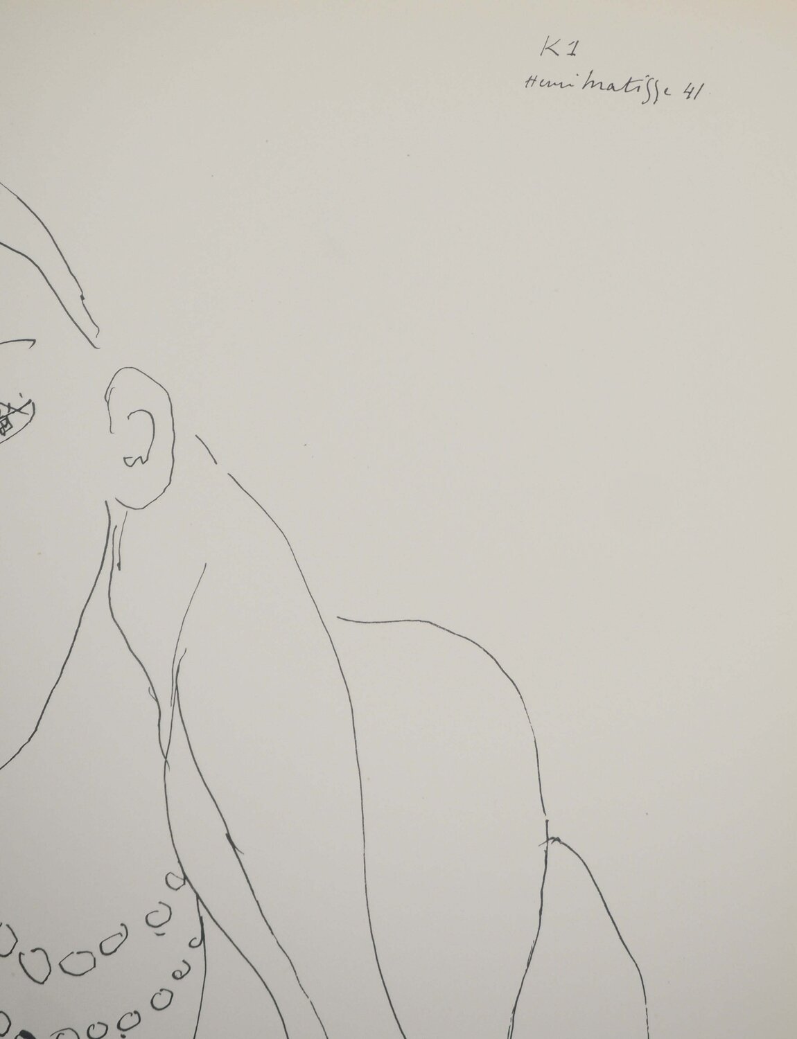 Femme au collier de perles Henri Matisse Druck zu verkaufen