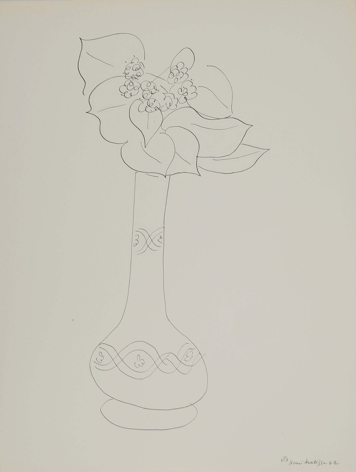 Etude de vase Henri Matisse Druck zu verkaufen
