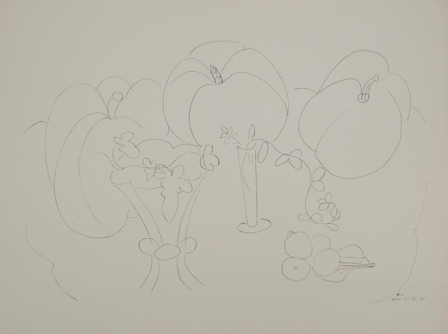 Nature morte aux trois citrouilles Henri Matisse Impresión en venta
