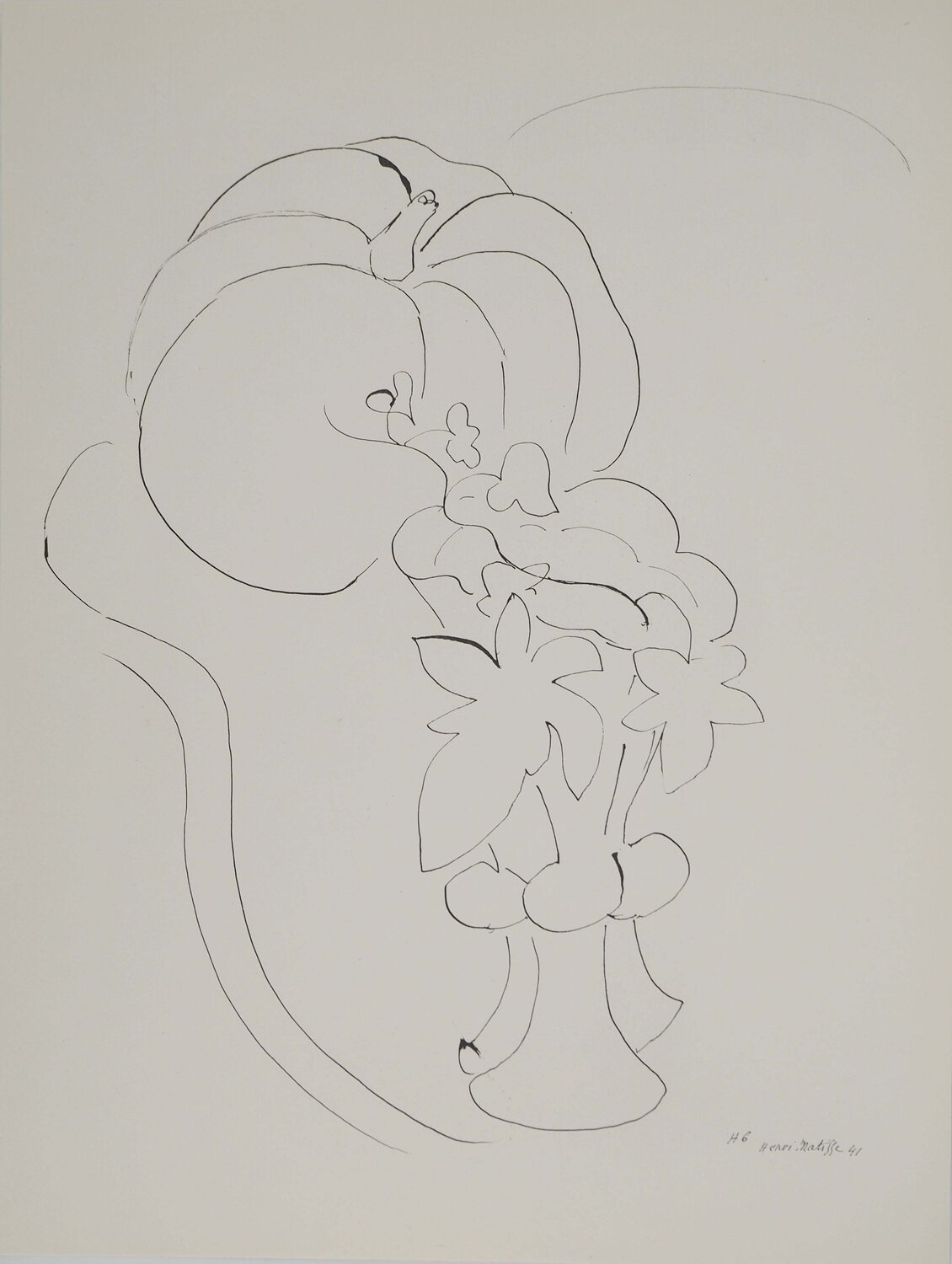 Etude de citrouille Henri Matisse Stampa in vendita