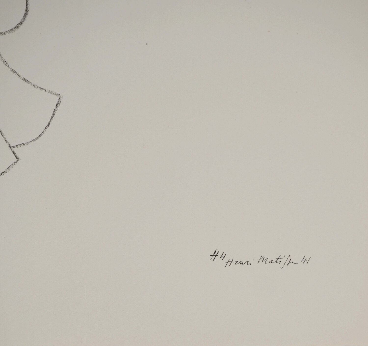 Composition florale Henri Matisse