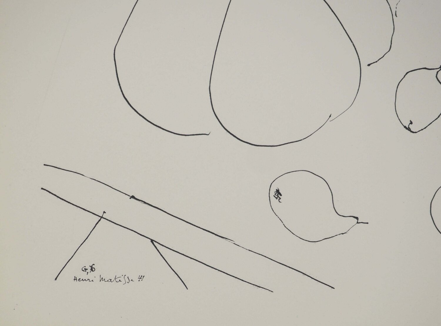 Nature morte aux poires Henri Matisse