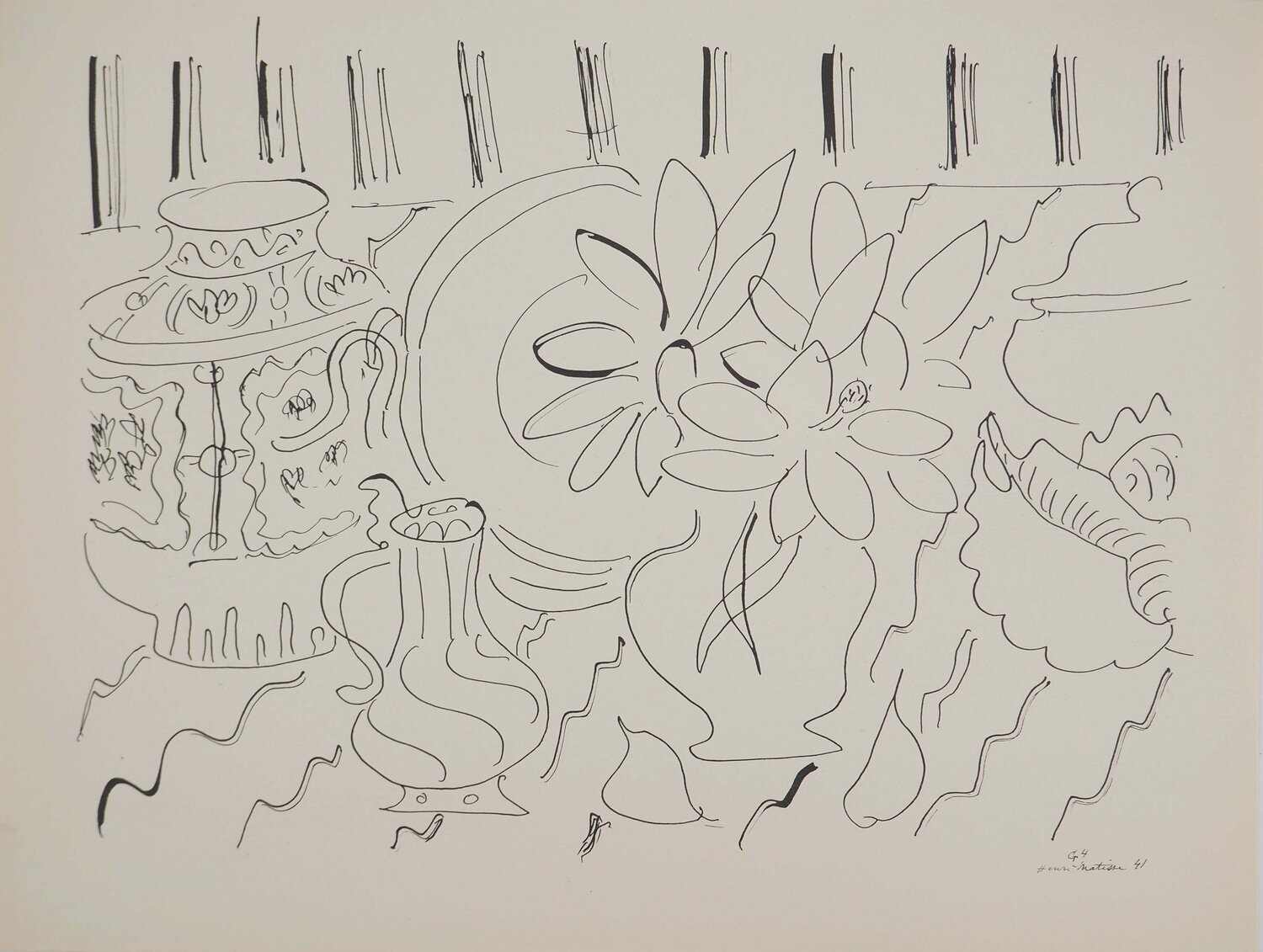 Vase aux marguerites Henri Matisse Impresión en venta