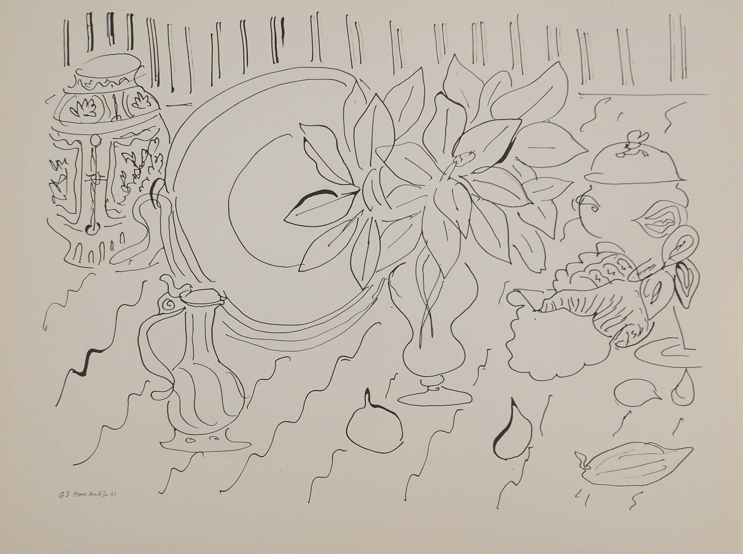 Nature morte aux pétales Henri Matisse Édition à vendre