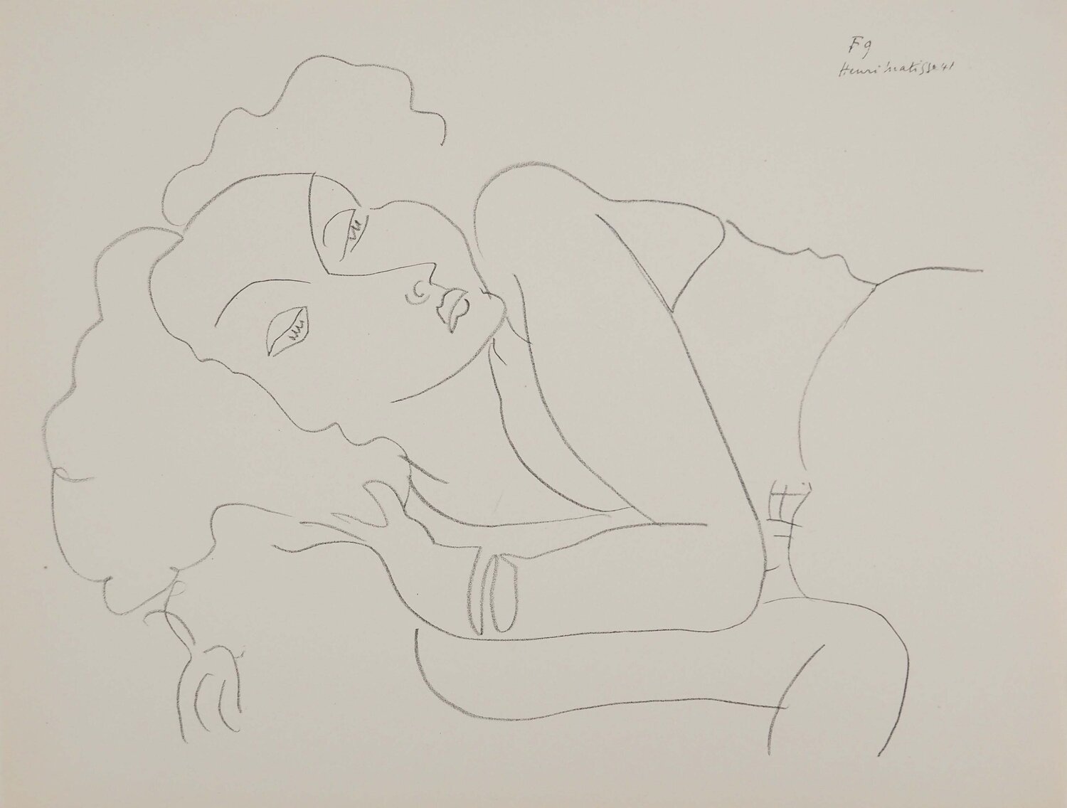 Femme contrariée Henri Matisse Édition à vendre