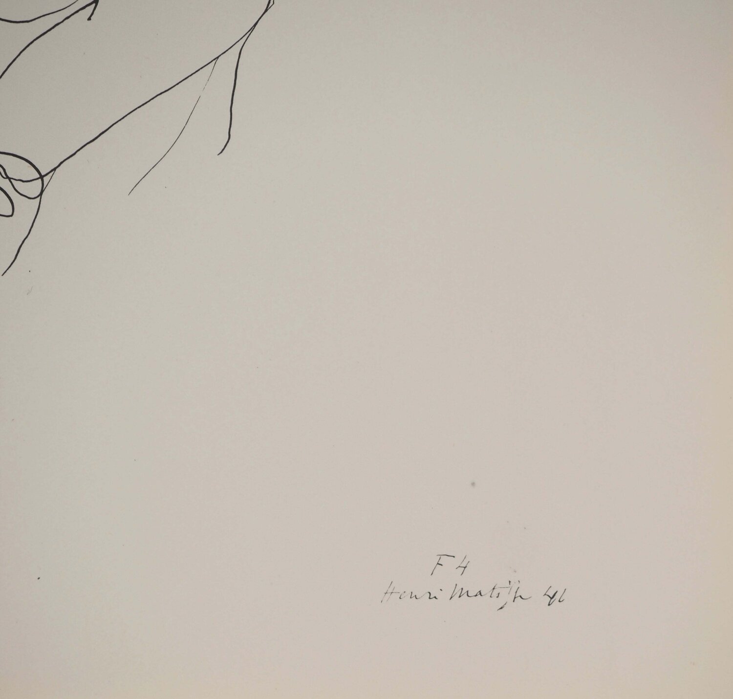 Visage enfantin Henri Matisse