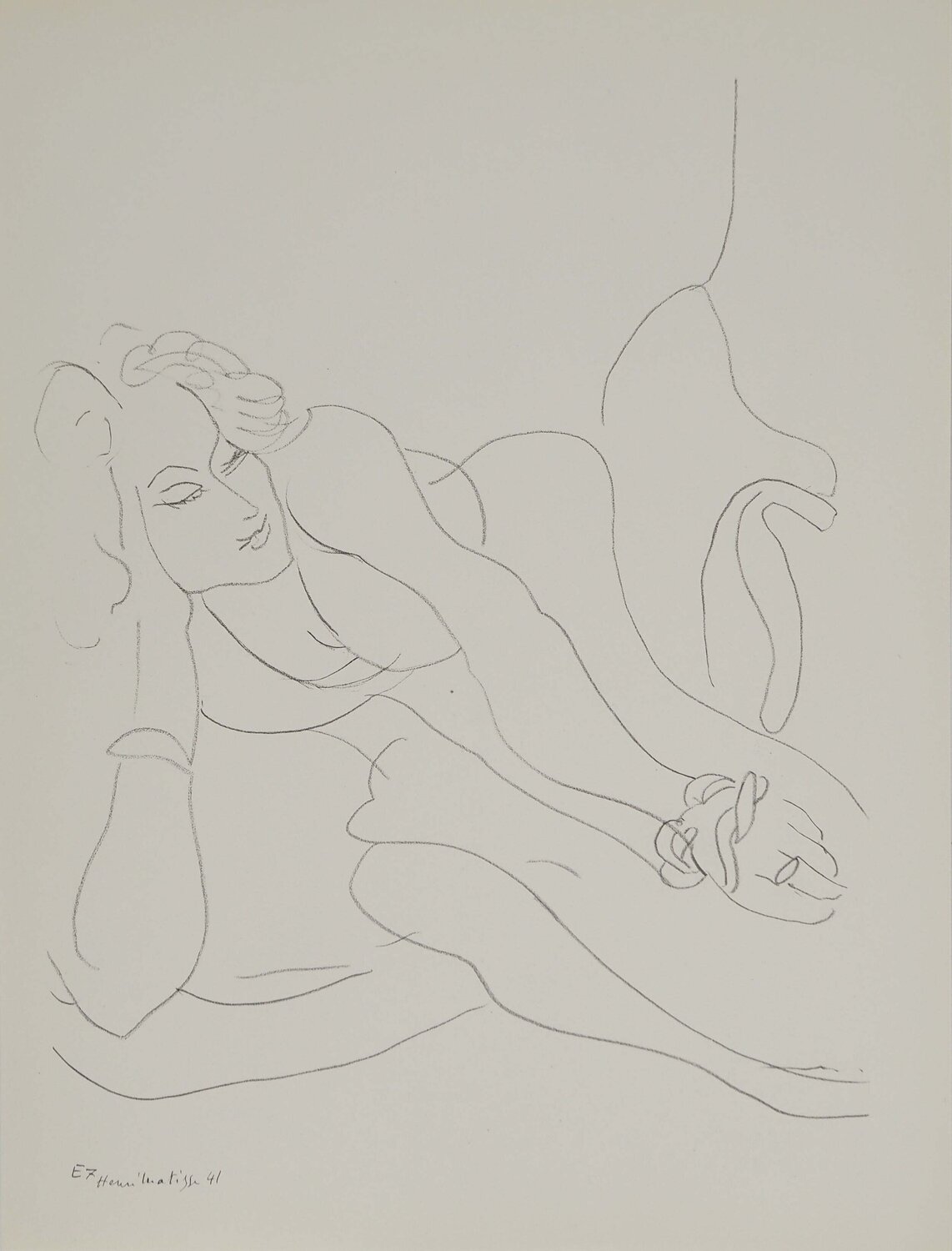 Femme au fauteuil Henri Matisse Édition à vendre
