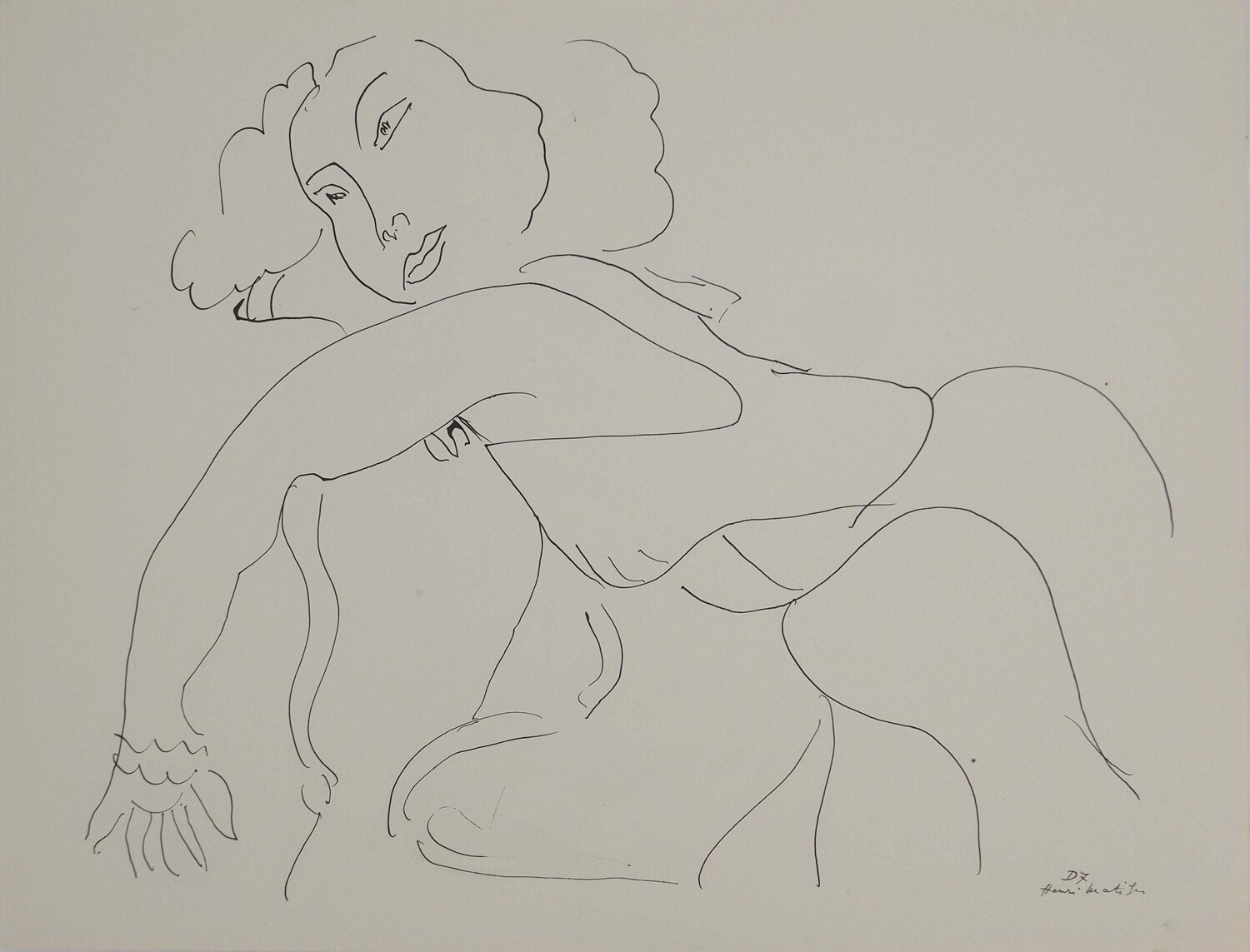 Femme attendant son amant Henri Matisse Afdruk te koop