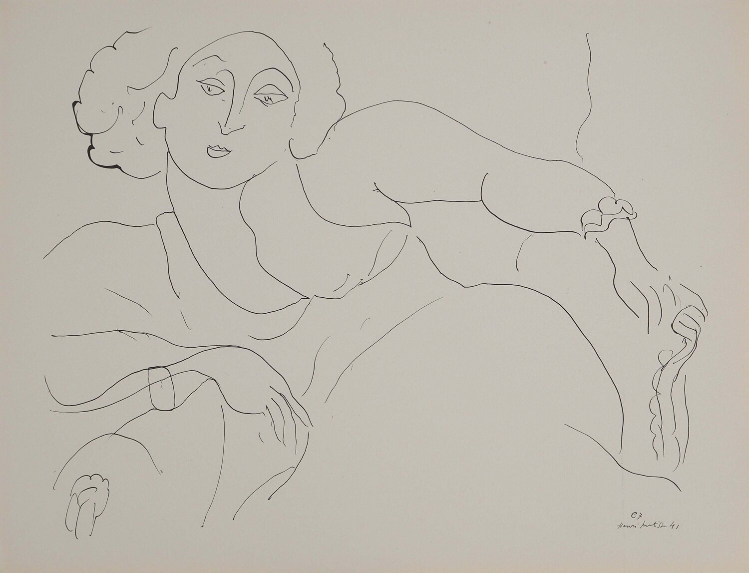 Sourire en coin Henri Matisse Druck zu verkaufen