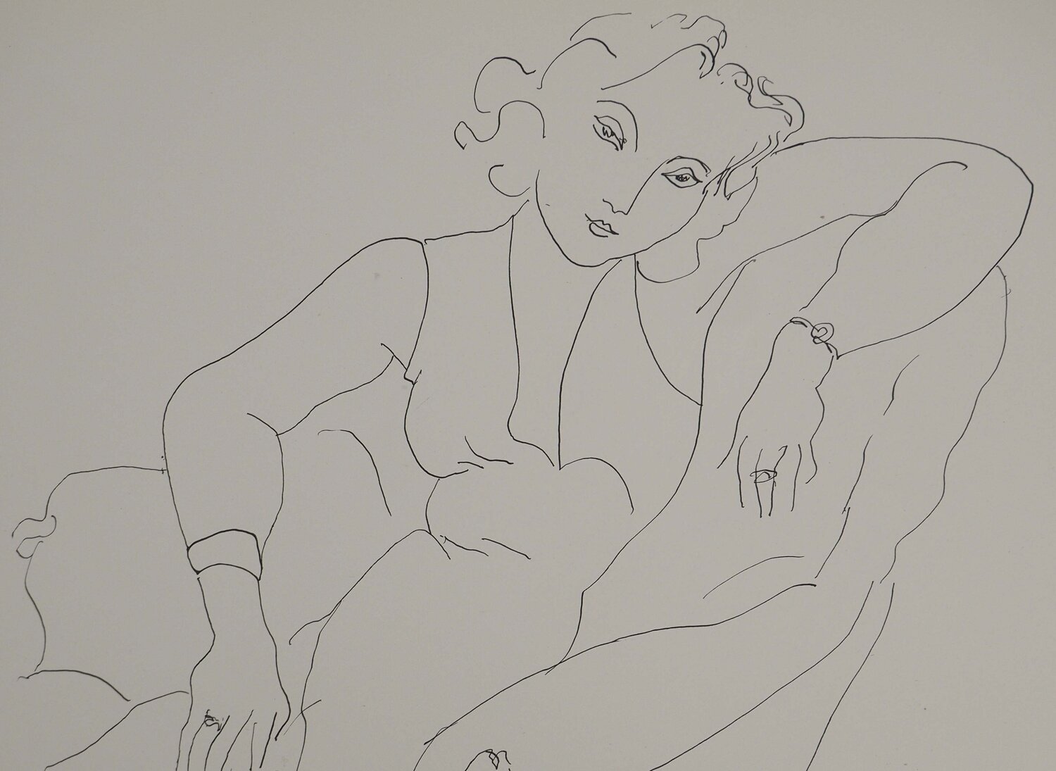 Jeune fille posant Henri Matisse