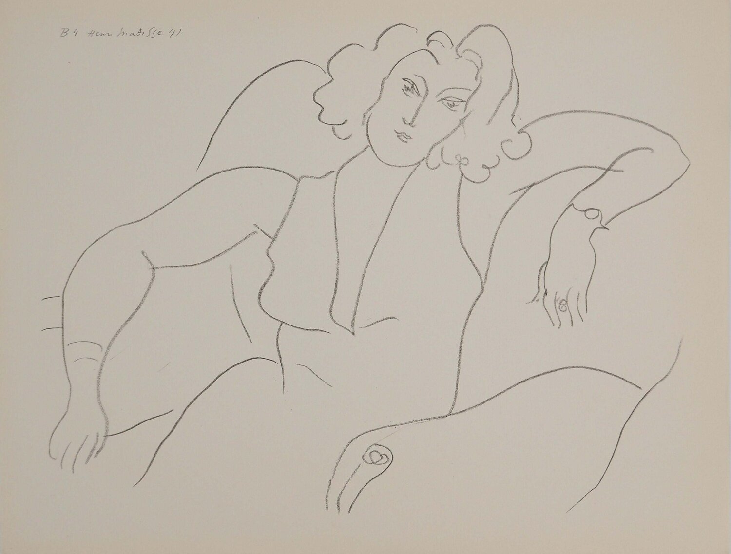 Jeune femme assise Henri Matisse Édition à vendre