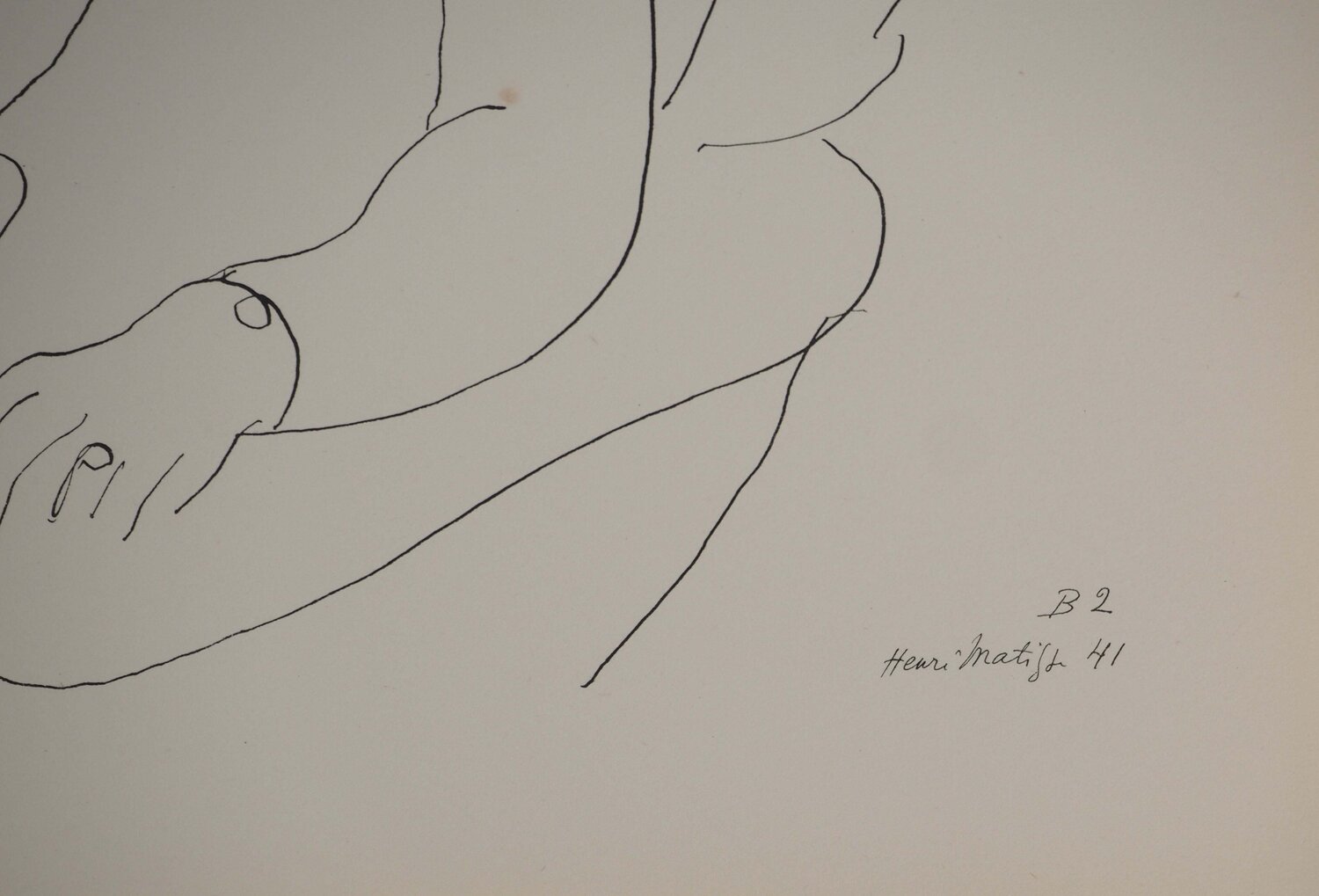 Portrait au fauteuil Henri Matisse