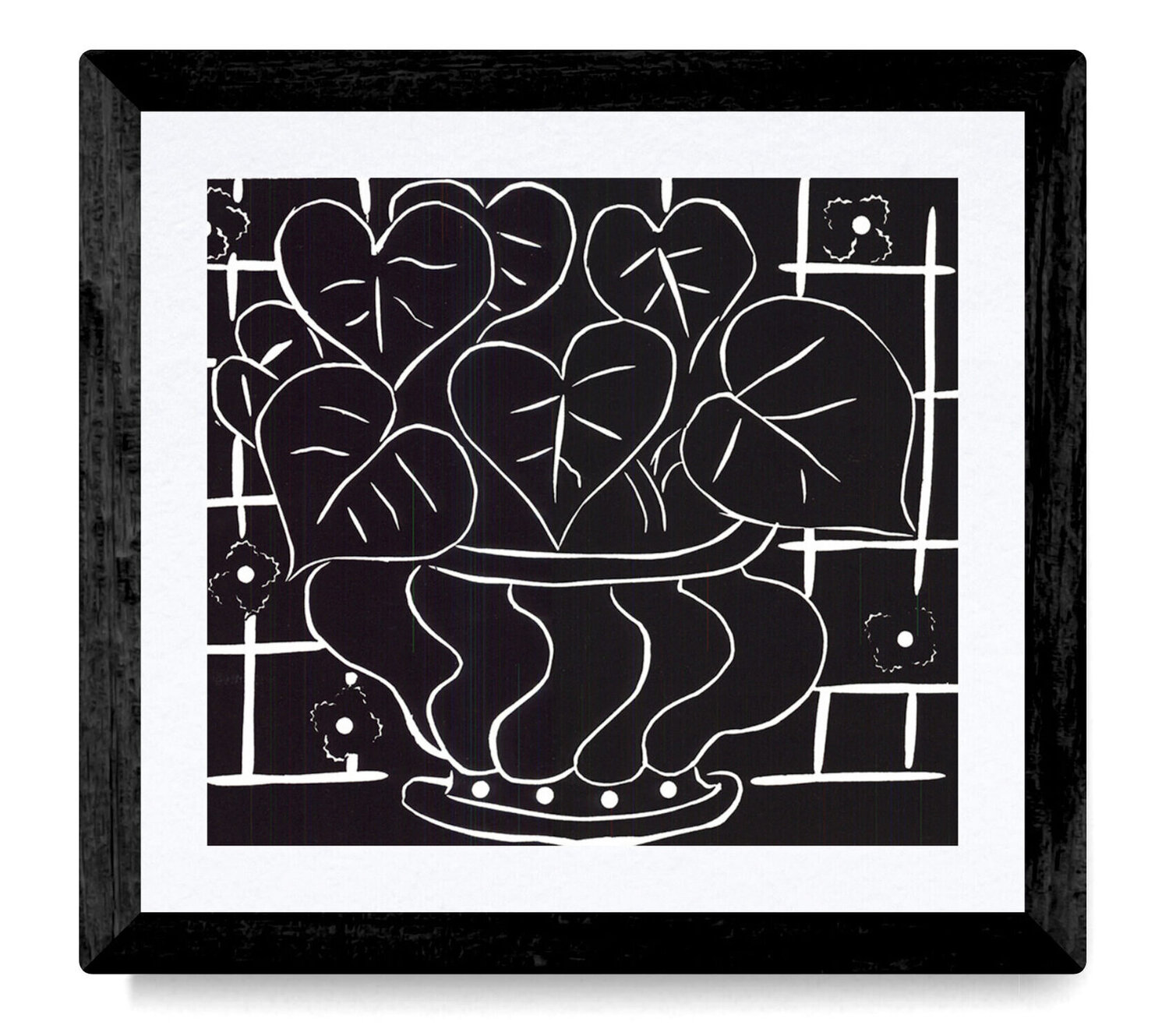 Basket of Begonias Henri Matisse Druck zu verkaufen