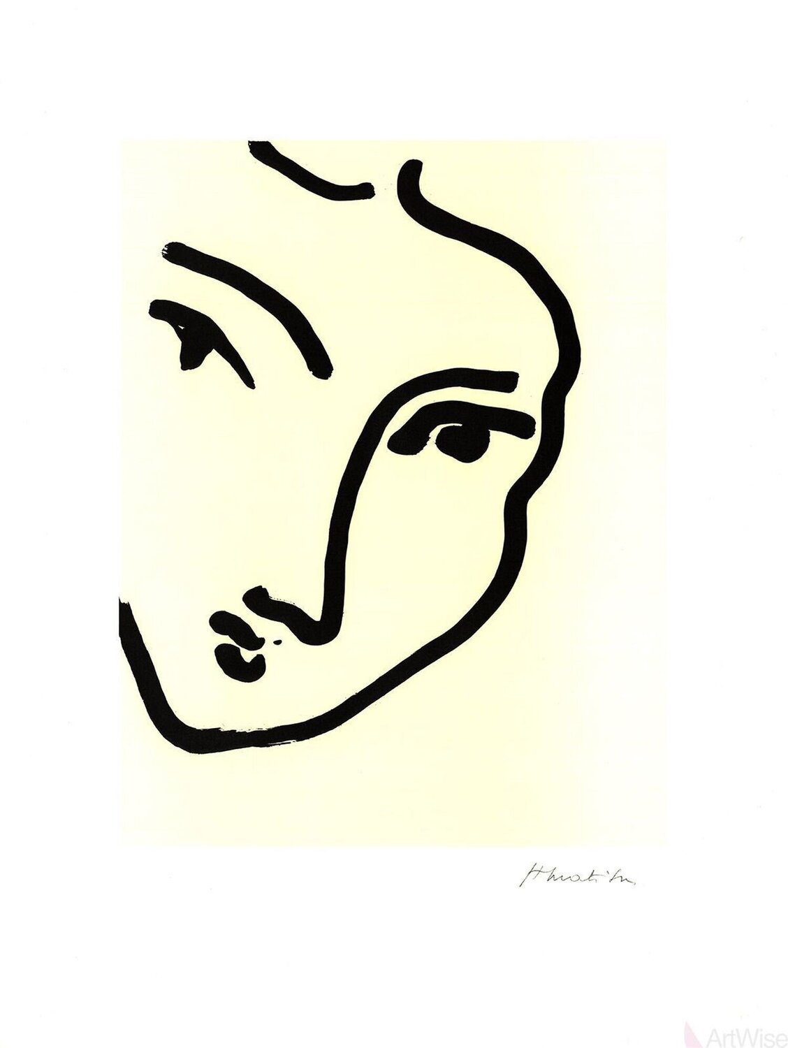 Nadia Au Menton Pointu Henri Matisse