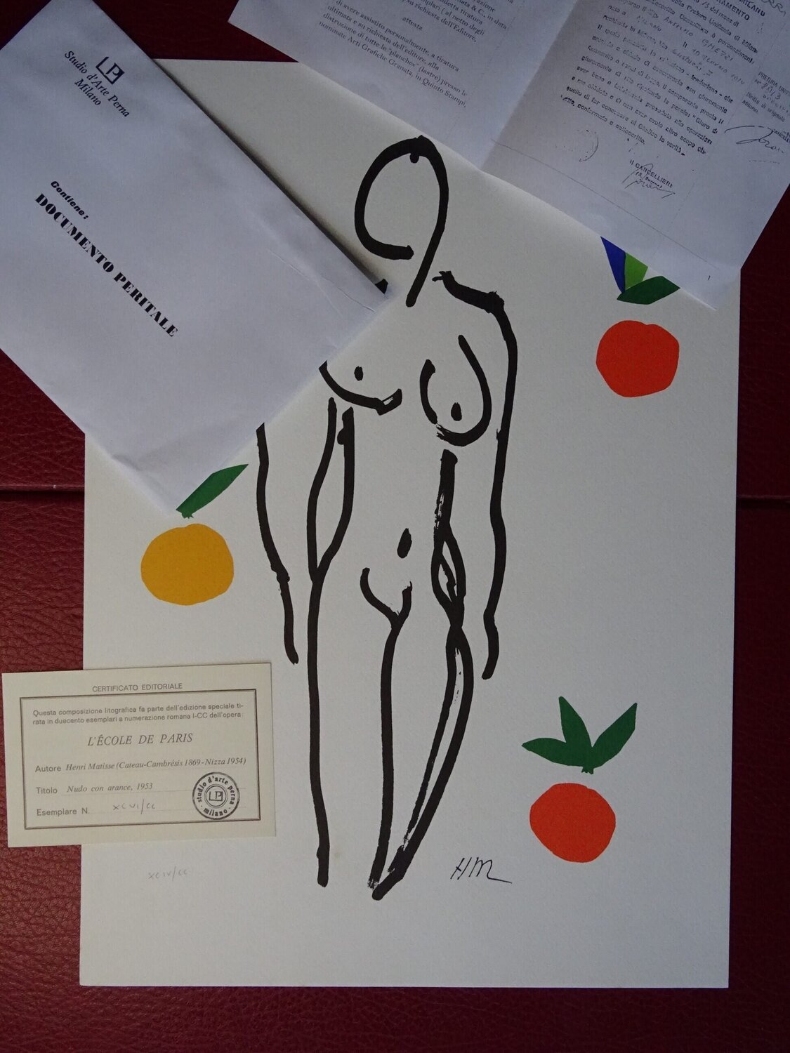 Nude Girl with oranges Henri Matisse