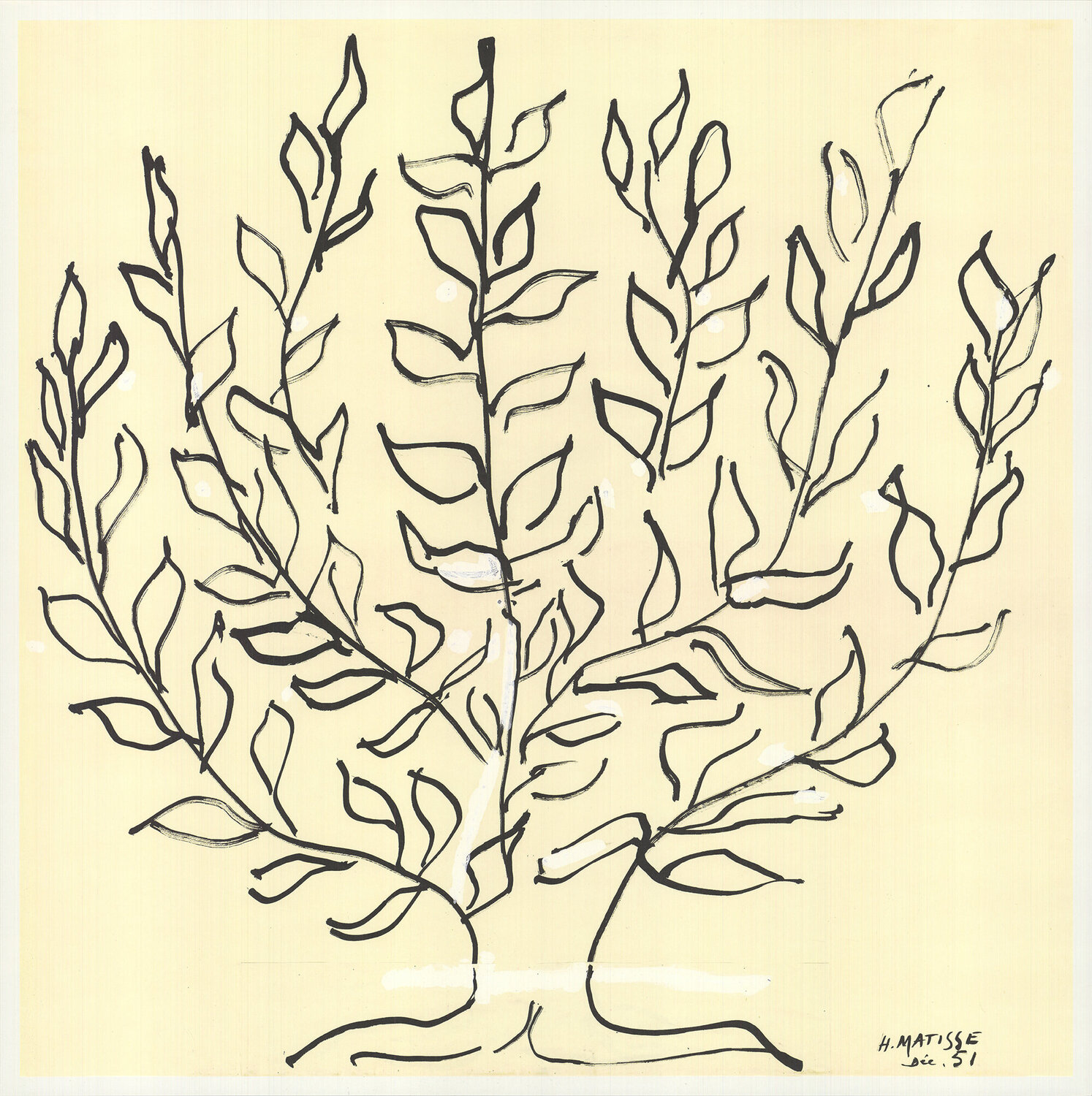 Le Buisson - Platane Henri Matisse Print for sale