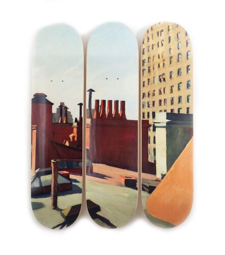 City Roofs by Edward Hopper, 기타 매체 for Sale on Singulart