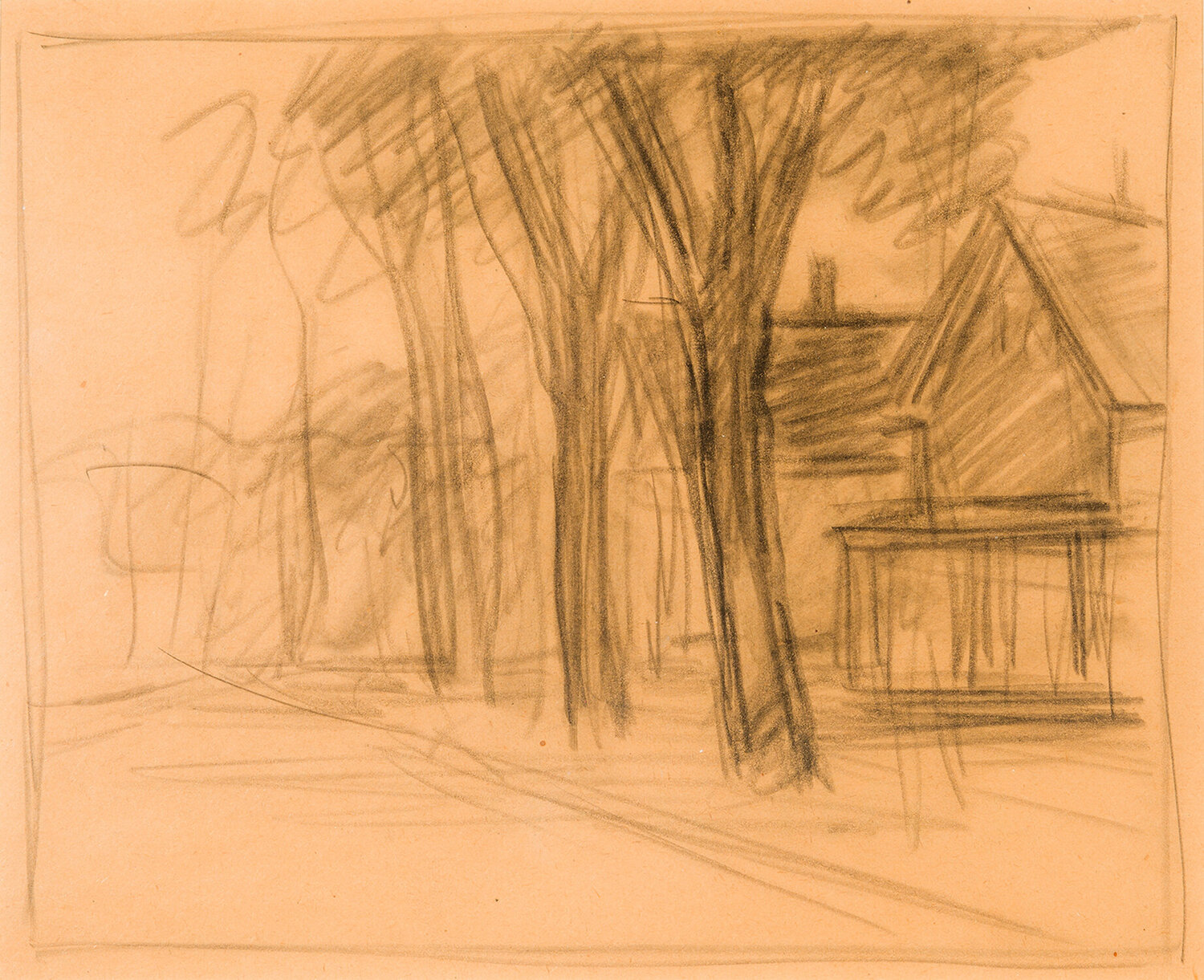 Study for "Two Puritans" Edward Hopper