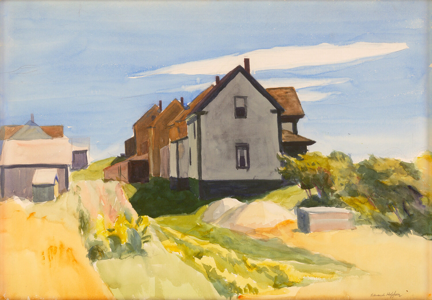 Group of Houses Edward Hopper