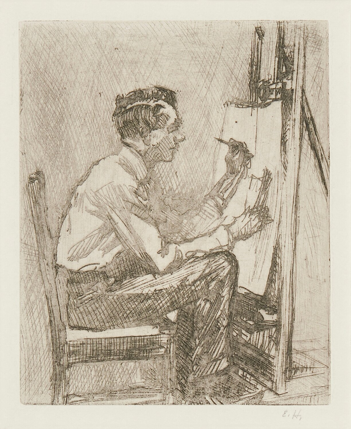 Portrait of Walter Tittle Edward Hopper