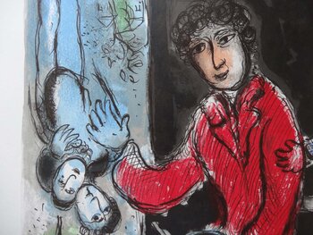 La ruche et Montparnasse - Marc Chagall シャガール ポスター