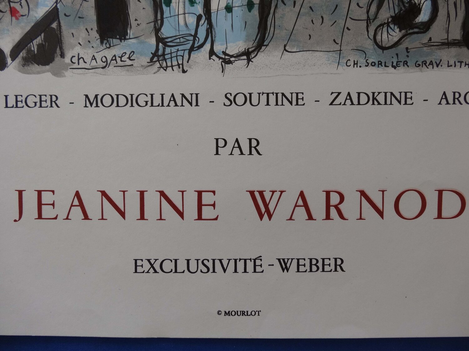 La Ruche et Montparnasse by Marc Chagall (1978) : Print