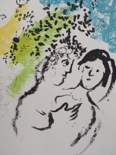 Les amoureux, rêverie par Marc Chagall, Édition en vente sur Singulart