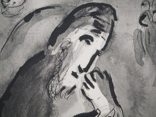 L'annonciation (L'annonce d'Elie) van Marc Chagall, Afdruk te koop op Singulart