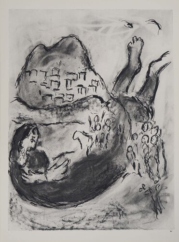 La Bible, Le village sur la colline en Israël, Héliogravure by Marc Chagall, Print for Sale on Singulart