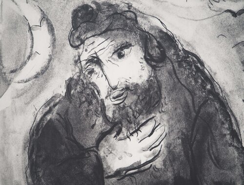 Joel, l'homme au livre Marc Chagall