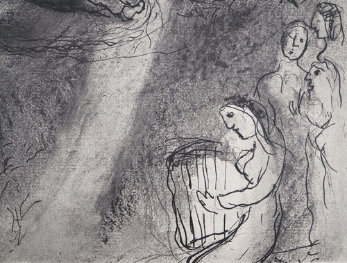 Cantique des cantiques : Les amoureux de Jérusalem Marc Chagall