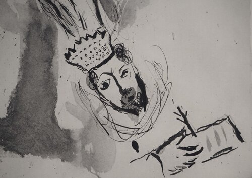 Cantique des cantiques : Salomon et son amante Marc Chagall