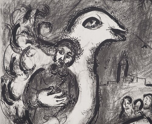 Le discours du prophète (Parole de l'Ecclésiaste) van Marc Chagall, Afdruk te koop op Singulart