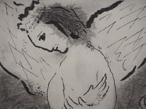 L'ange à la couronne (Psaume Marc Chagall