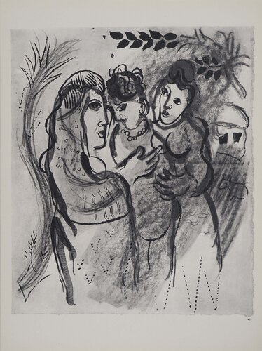 La Bible, Les trois femmes, Héliogravure by Marc Chagall, Print for Sale on Singulart