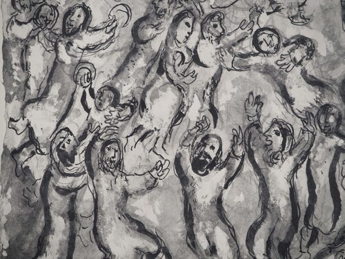 L'adoration du Veau d'o Marc Chagall