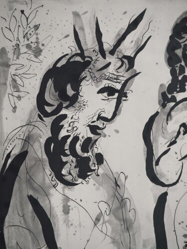 Moise et sa famill di Marc Chagall, Stampa in vendita su Singulart