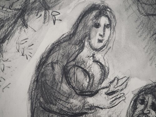 Le jeune couple : Rachel et Jac Marc Chagall