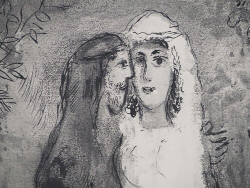 Le mariage bucolique : Rachel et Jaco by Marc Chagall, Print for Sale on Singulart