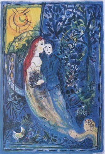 Les mariés by Marc Chagall, Print for Sale on Singulart