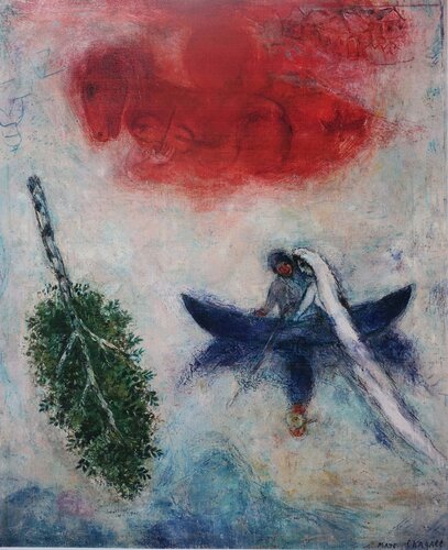 Les mariés du lac van Marc Chagall, Afdruk te koop op Singulart