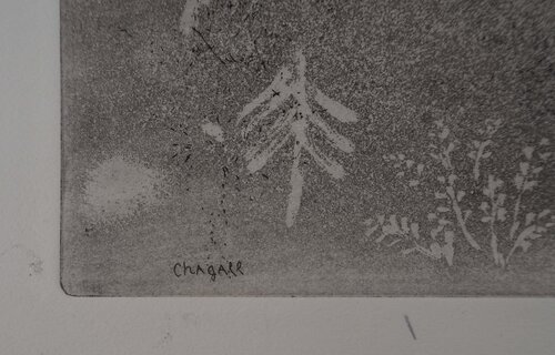 La fuite tout nu Marc Chagall