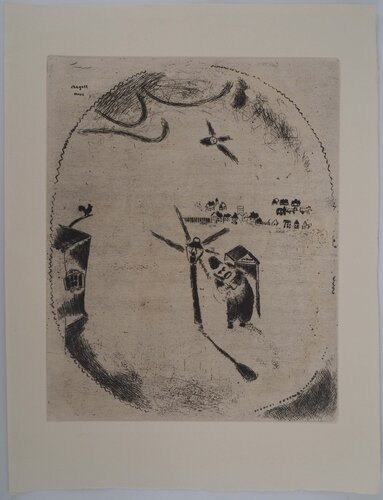 Le gardien de la lumière, Gravure originale signée by Marc Chagall, Print for Sale on Singulart