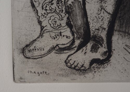 Danse de la joie (Tchitchikov triomphe en chemise) Marc Chagall