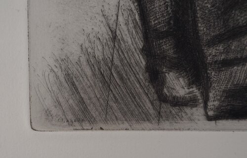 Le géant et le petit fauteuil ( Sobakevitch près du fauteuil) Marc Chagall