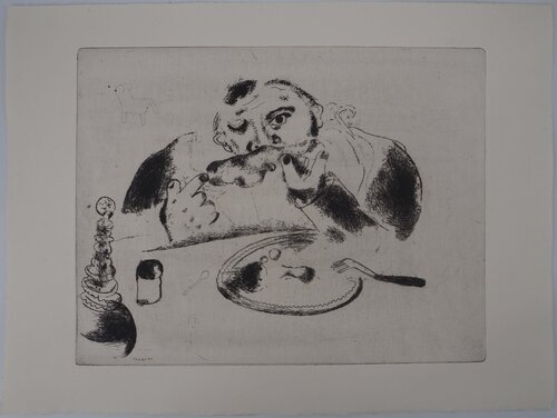 Sobakevitch à table Marc Chagall
