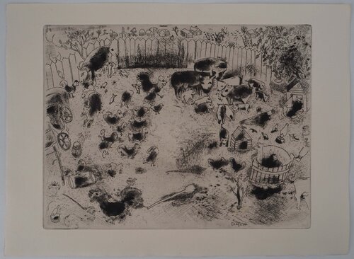 Les animaux de la basse-cour Marc Chagall
