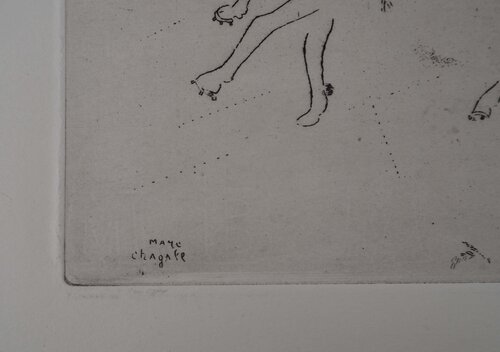 Le voyage en calèche (En route vers Sobakévitch) Marc Chagall